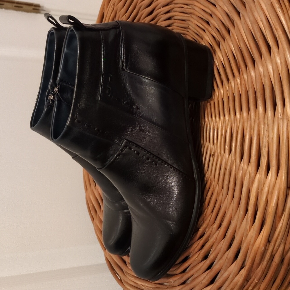 Regarde le Ciel Black Leather Ankle  Boots Womens EU 37 / 6.5 - Picture 3 of 9